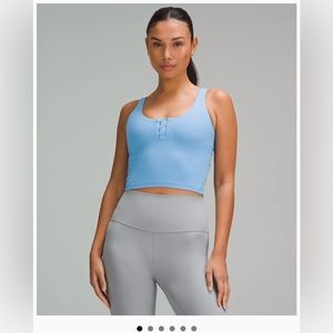 lululemon Align™ Ribbed Henley Tank Top Aero blue